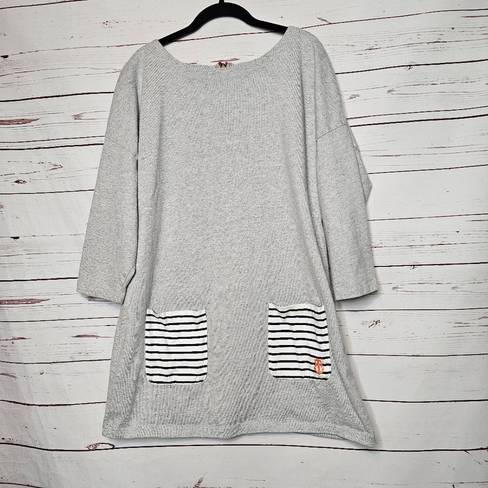 Tommy Hilfiger Gray Knit Mini Dress
